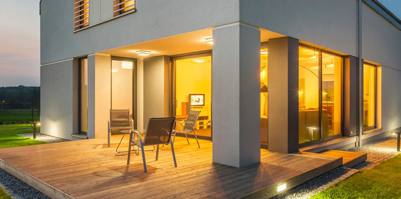 Beleuchtung Haus und Terrasse - Elektroinstallationsbetrieb Axel Grundmann e.K.